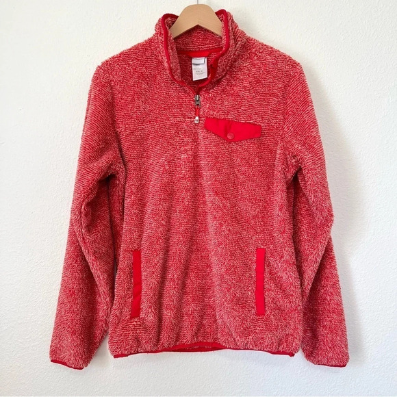 Cinch Jeans Red Fleece 1/4 Zip - Picture 2 of 14